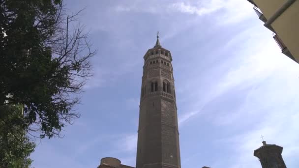 Turm Der Kirche San Pablo — Stockvideo