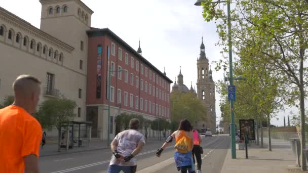 Paseo Echegaray Caballero Street — Video Stock