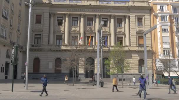 省议会大楼的倾斜 — 图库视频影像