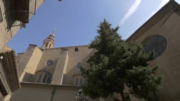 Catedral Seo Zaragoza — Vídeos de Stock