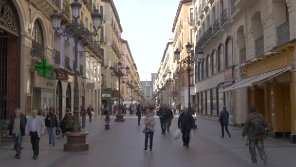 People Walking Alfonso Street — Stockvideo