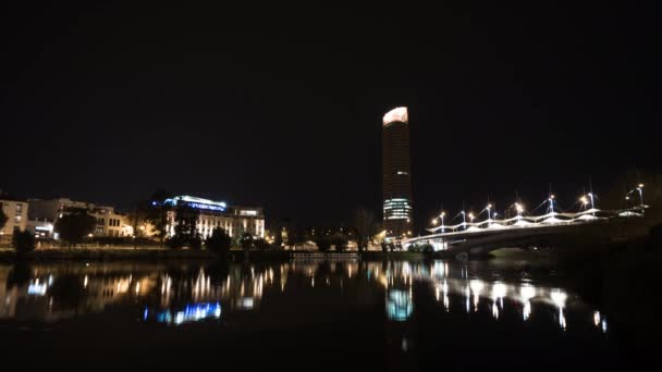 Timelapse Canal Alphonse Xiii Nuit — Video