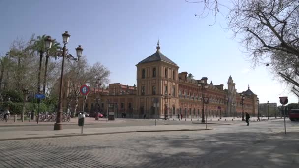 Palace San Telmo Seville — Stock Video