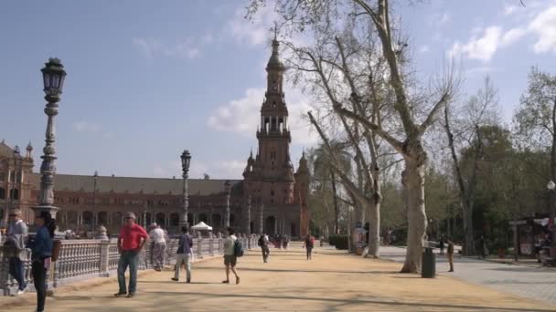 Torre Sud Plaza Espana — Video Stock