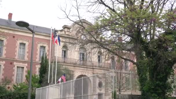 Bâtiment Avec Horloge — Video