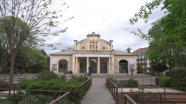Pavillon Populaire Parku — Wideo stockowe