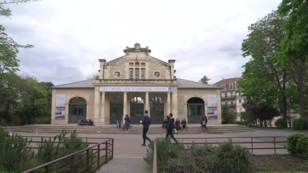 Pavillon Populaire Montpellier — Stockvideo