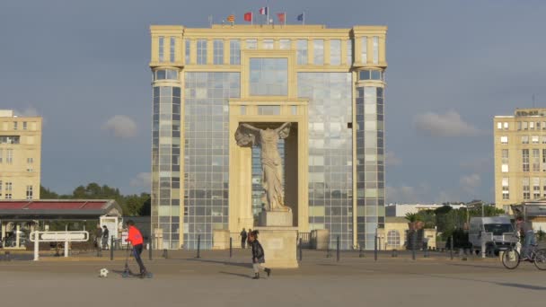 サモトラキア像と地方評議会の勝利 — ストック動画