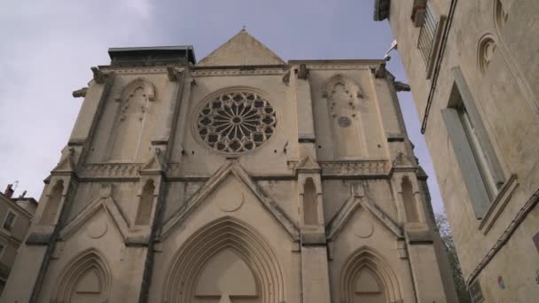 Fachada Iglesia San Roch — Vídeos de Stock