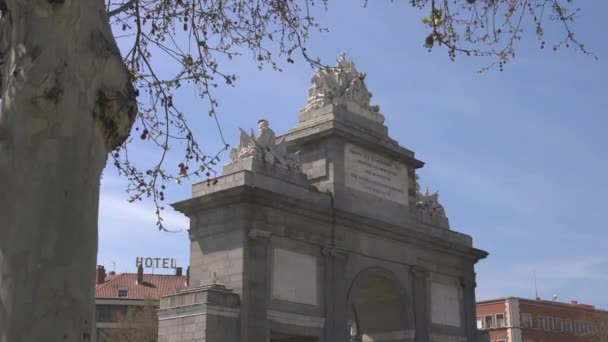 Puerta Toledo Monumento — Video Stock