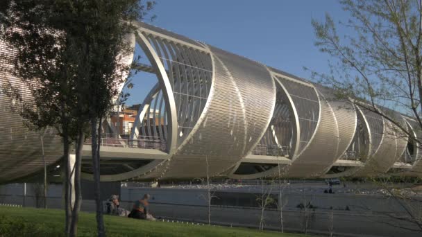 Puente Arganzuela Madrid — Vídeos de Stock