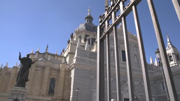 Cattedrale Dell Almudena Madrid — Video Stock