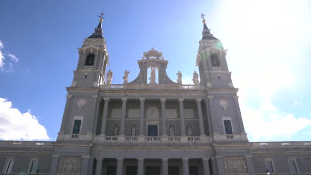 Catedral Almudena Madrid — Vídeos de Stock
