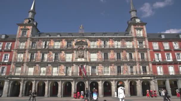 Casa Panaderia Plaza Mayor Madrid — Vídeo de Stock