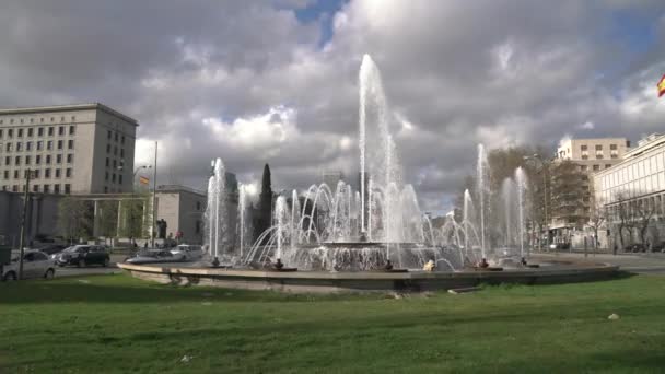 Fontana Sorgiva Una Città — Video Stock