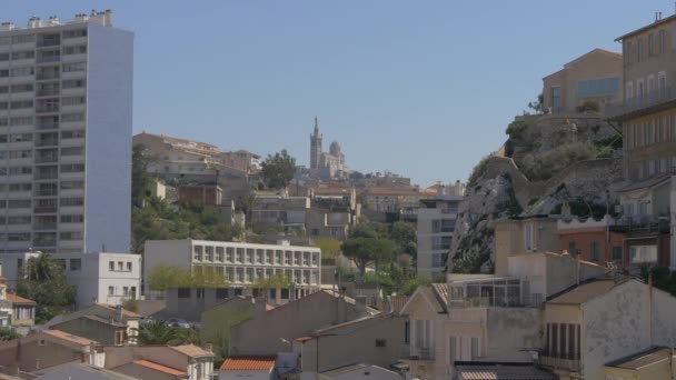 Épületek Marseille Városban — Stock videók