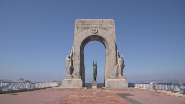 Monument Commémoratif Guerre Marseille — Video