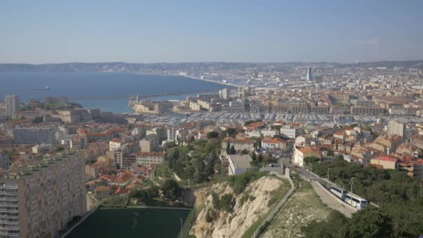 Die Küste Von Marseille — Stockvideo