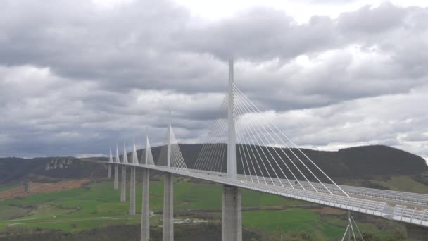 Viaducto Millau Francia — Vídeos de Stock