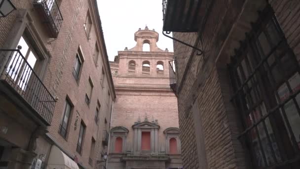 Vista Della Torre Con Portici — Video Stock