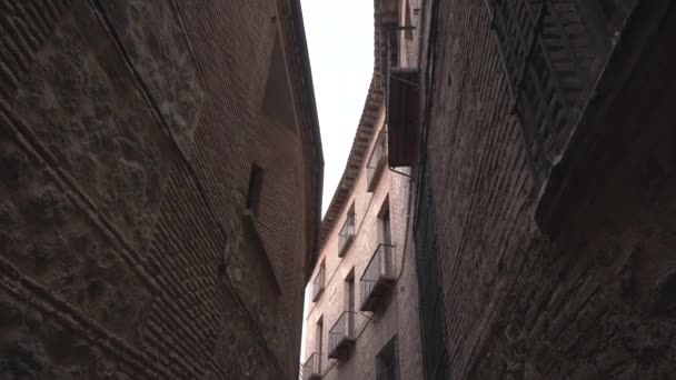 Angolo Basso Vecchi Edifici — Video Stock