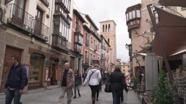 Camminando Calle Santo Tome — Video Stock