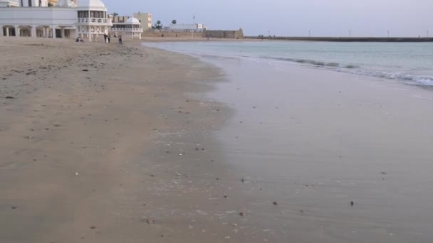 Uma Praia Cádiz — Vídeo de Stock