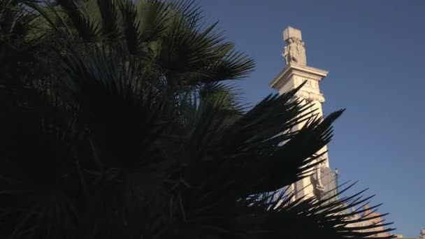 Estatuas Del Monumento Constitución Cádiz — Vídeos de Stock