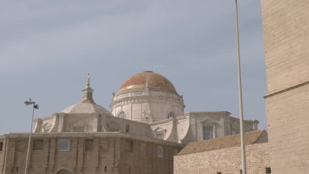 Cúpula Catedral Cádiz — Vídeo de Stock
