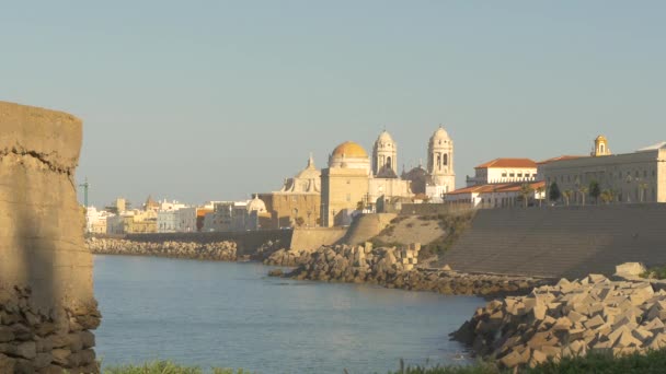 Litoral Cádiz Espanha — Vídeo de Stock