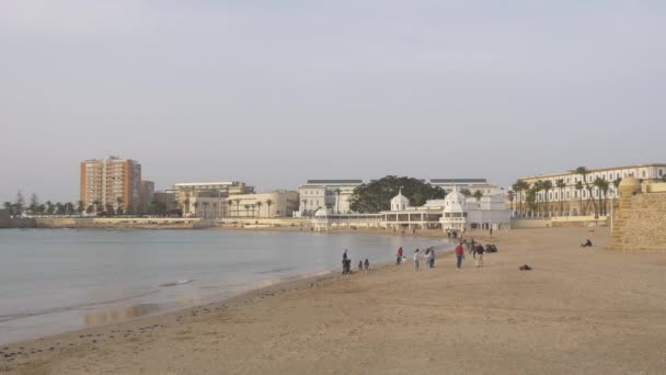 Una Spiaggia Una Riva Del Mare — Video Stock