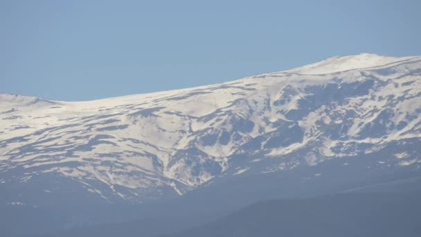 白雪山的右半边 — 图库视频影像