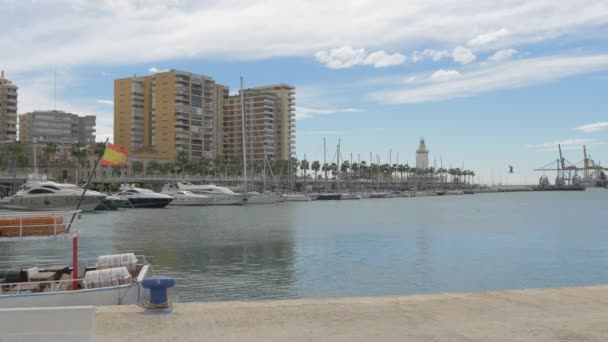 Porto Málaga — Vídeo de Stock