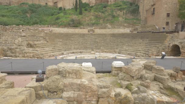 Det Romerske Teateret Malaga – stockvideo