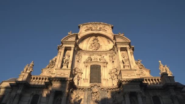 Πρόσοψη Της Catedral Santa Maria — Αρχείο Βίντεο