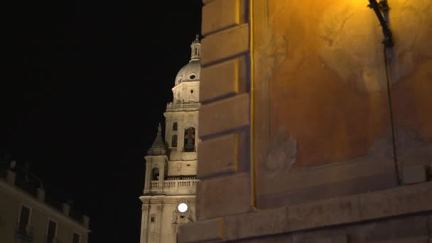 Catedral Santa Maria Vista Atrás Muro — Vídeo de Stock