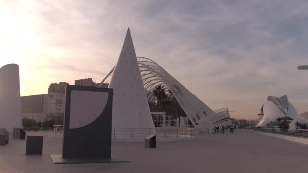 艺术与科学之城的L Umbracle — 图库视频影像