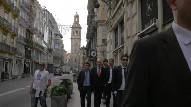 Street Valencia Spagna — Video Stock