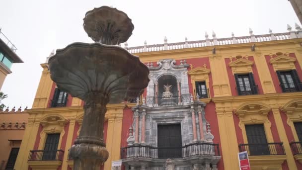 Fountain Obispado Binası — Stok video