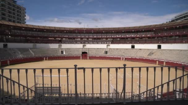 Tjurfäktningsarena Malaga — Stockvideo