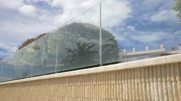 Panneaux Clôture Verre Malaga Espagne — Video