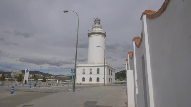 Leuchtturm Auf Der Straße — Stockvideo