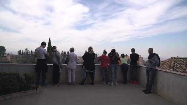 ジェネラリフェからの眺め — ストック動画