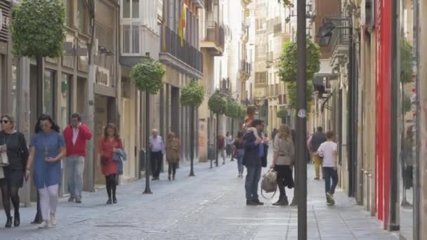 Marcher Sur Une Rue Pavée — Video