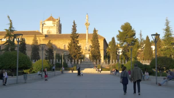 Jardines Del Triunfo Con Inmaculada Concepción — Vídeo de stock