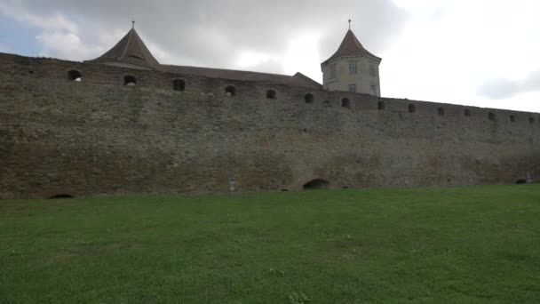 Średniowieczny Kamienny Mur — Wideo stockowe