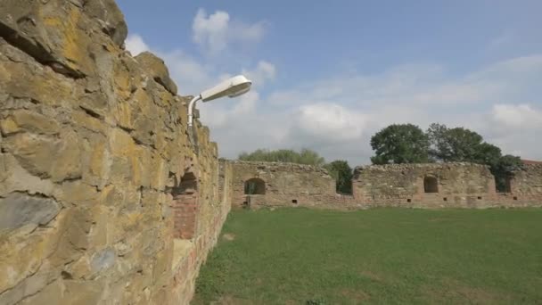城堡的石墙 — 图库视频影像