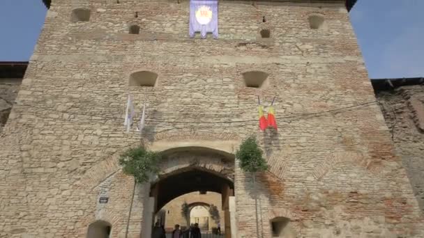 Muro Ingresso Della Fortezza Fgra — Video Stock