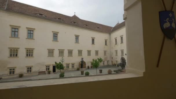 Cour Intérieure Château Médiéval — Video