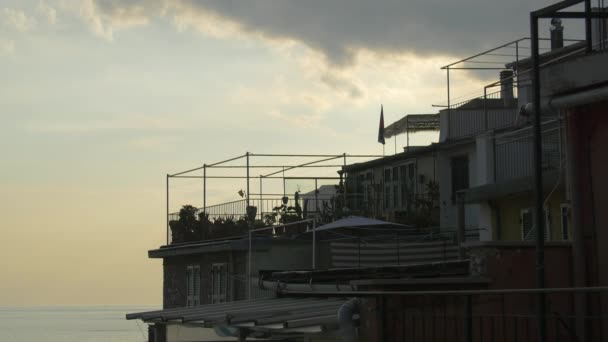 Bâtiments Avec Terrasse Dans Ville — Video